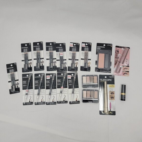 COVERGIRL Other - COVERGIRL Easy Breezy Brow Pencils BLACK 2pk LOT Eyeliner Mascara Mixed Bundle